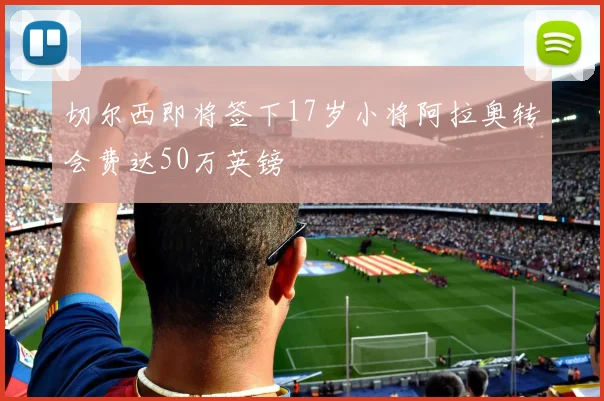 切尔西即将签下17岁小将阿拉奥转会费达50万英镑